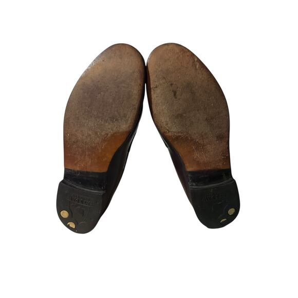 GH Bass & Co Weejuns Ox Blood Penny Loafers Burgundy Leather Men's Size 11,5 D - Picture 5 of 8